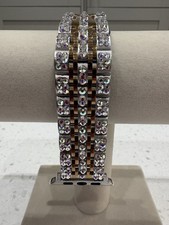 Silver/ Pink Gold Swarovski